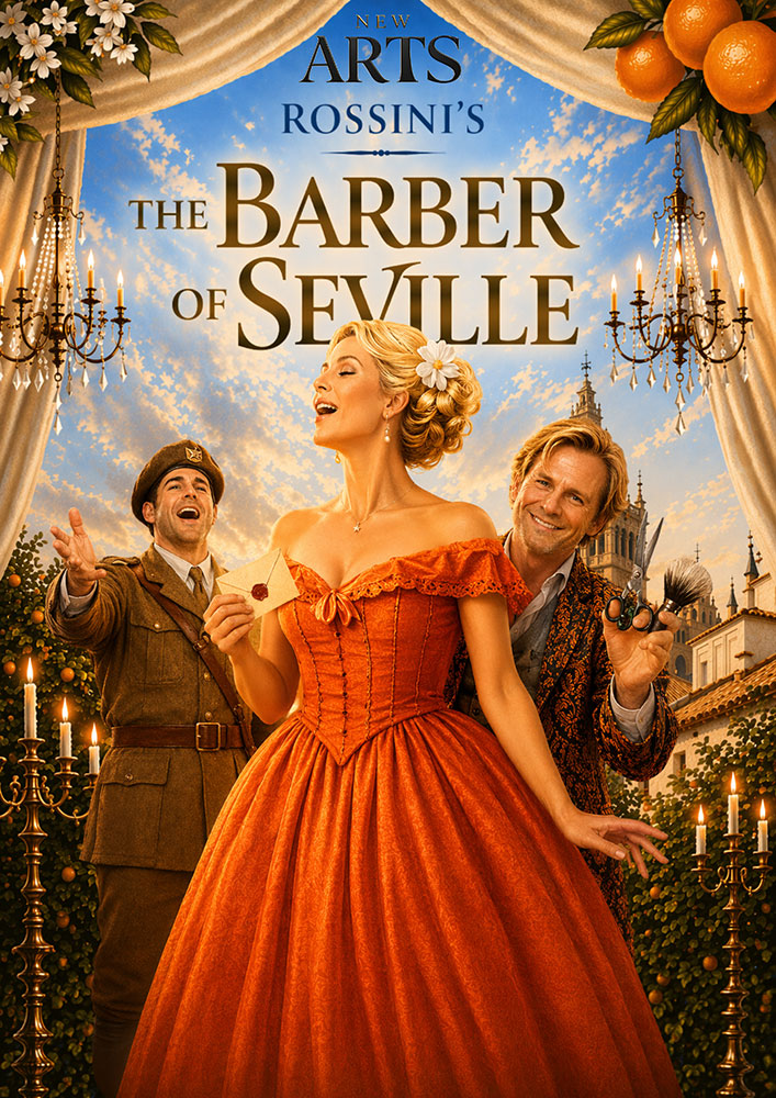 Zita Syme Soprano as 'Berta' in 'Barber of Seville' New Arts Opera Tour